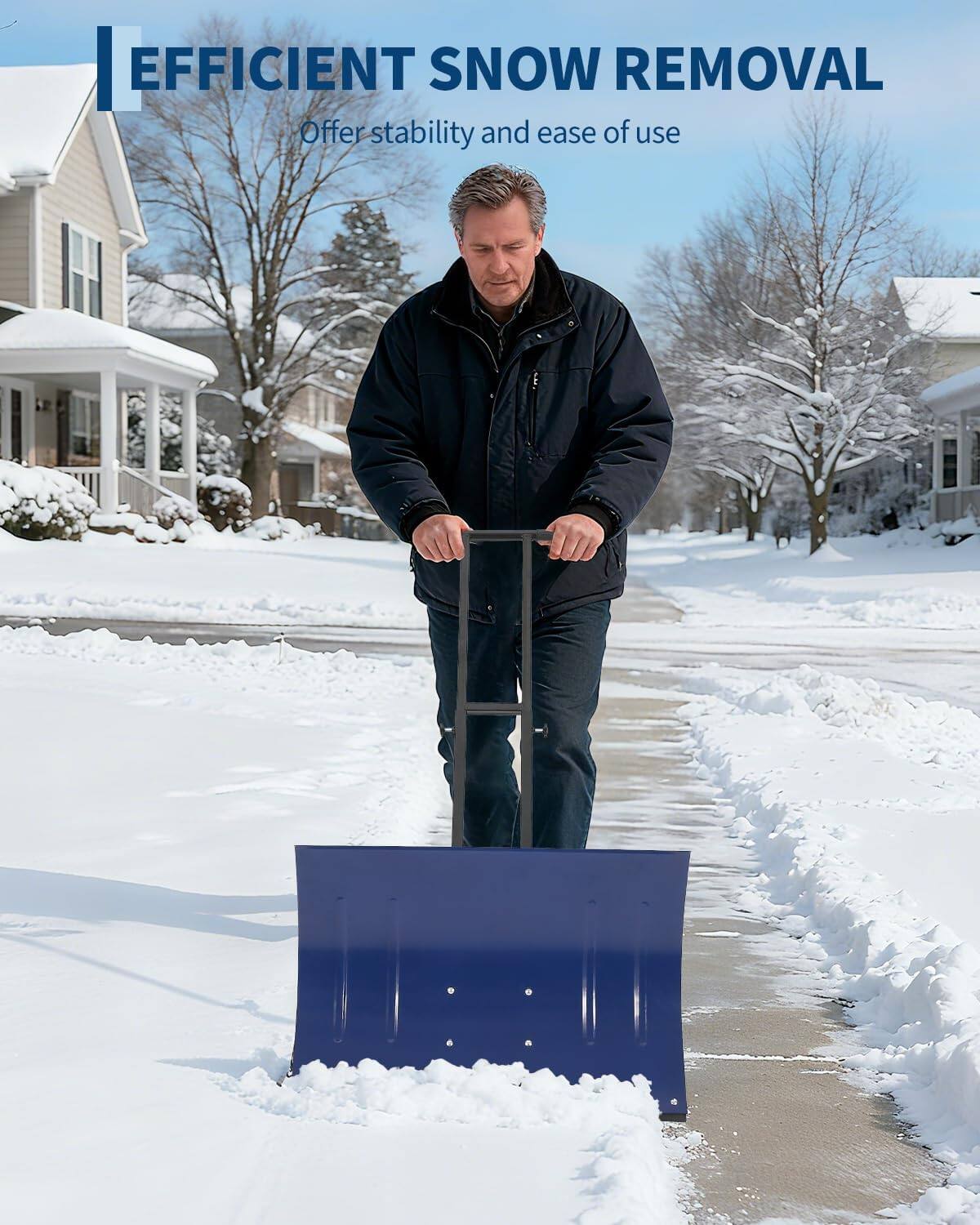 EFFICIENT SNOW REMOVAL  
Offer stability and ease of use