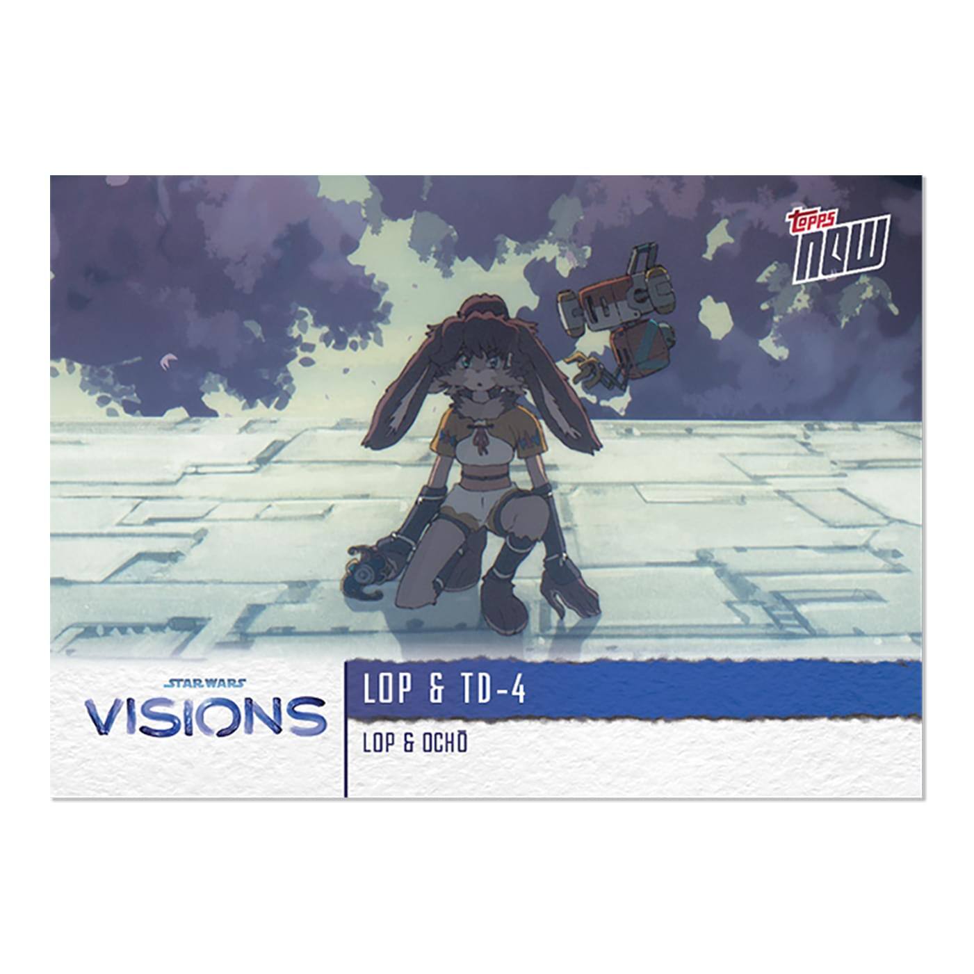 Sure, here is the corrected and grouped text from the image:

- **Topps NOW**
- **STAR WARS VISIONS**
- **LOP & TD-4**
- **LOP & OCHO**