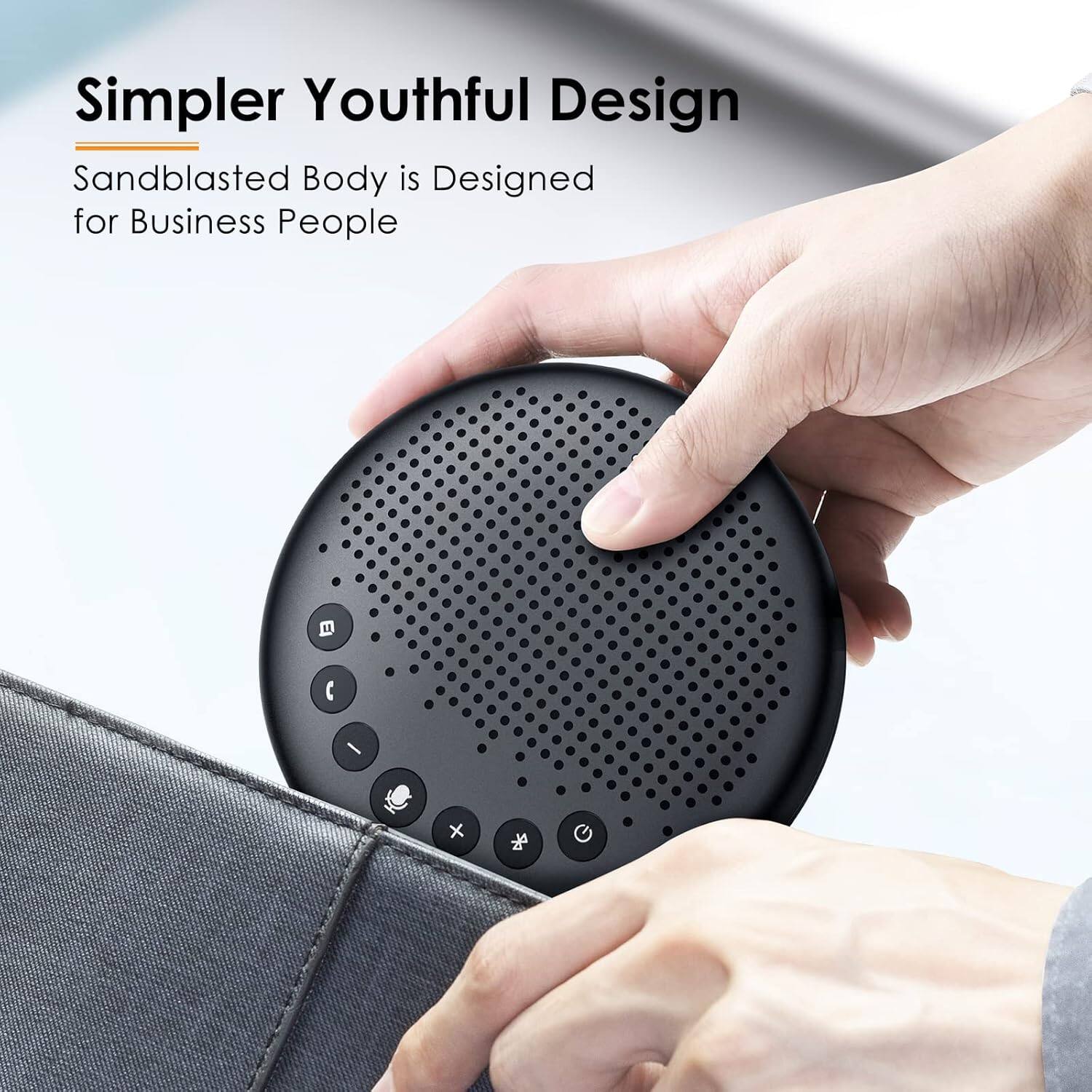 Simpler Youthful Design  
Sandblasted Body is Designed for Business People