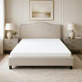 Anysun - 6" Full Memory Foam Mattress – Gel-Infused Cooling Foam, CertiPUR-US Certified, Roll-in-a-Box - White