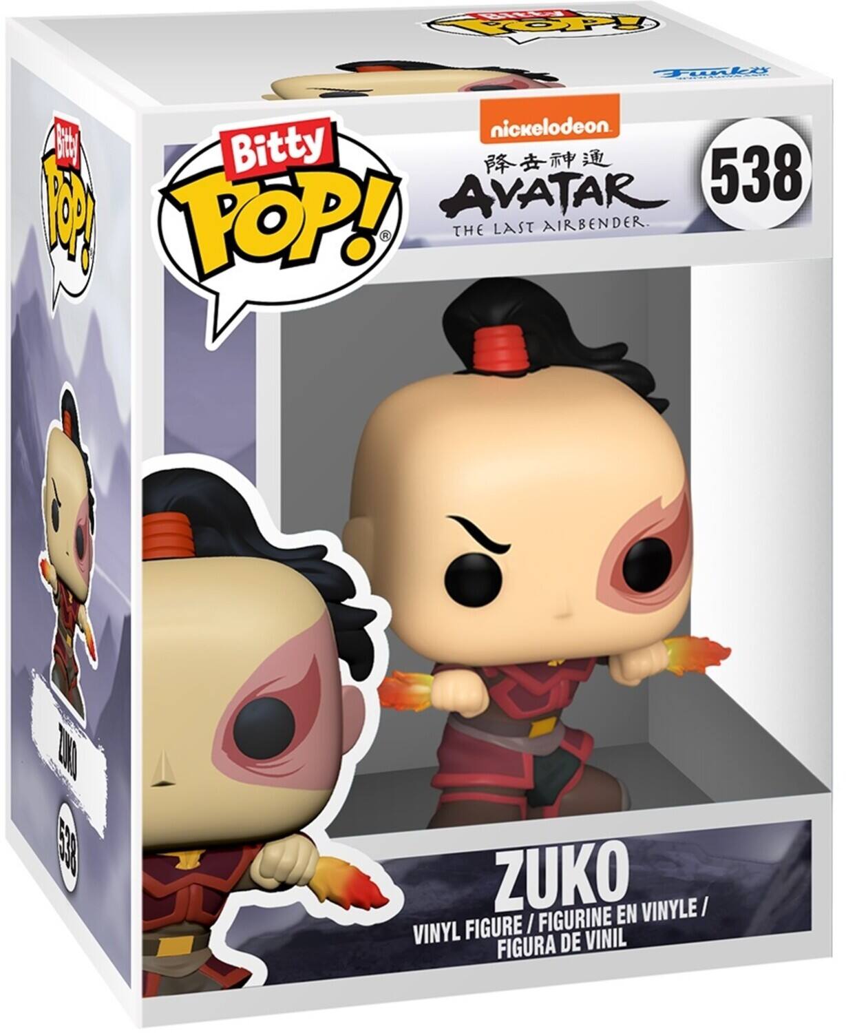 HrL ROp 1O Tali nickelodeon P Bitty  AVATAR 538  POP! THE LAST AIRBENDER. ZUKO EN VINYLE/ VINYL FIGURE I FIGURINE FIGURA DE VINIL