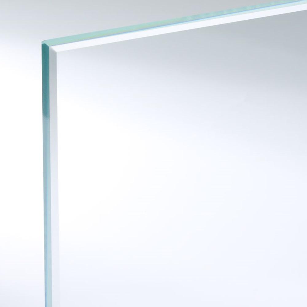 Left. Floortex - Desktex Polycarbonate Desk Pad - 17" x 22" - Clear.