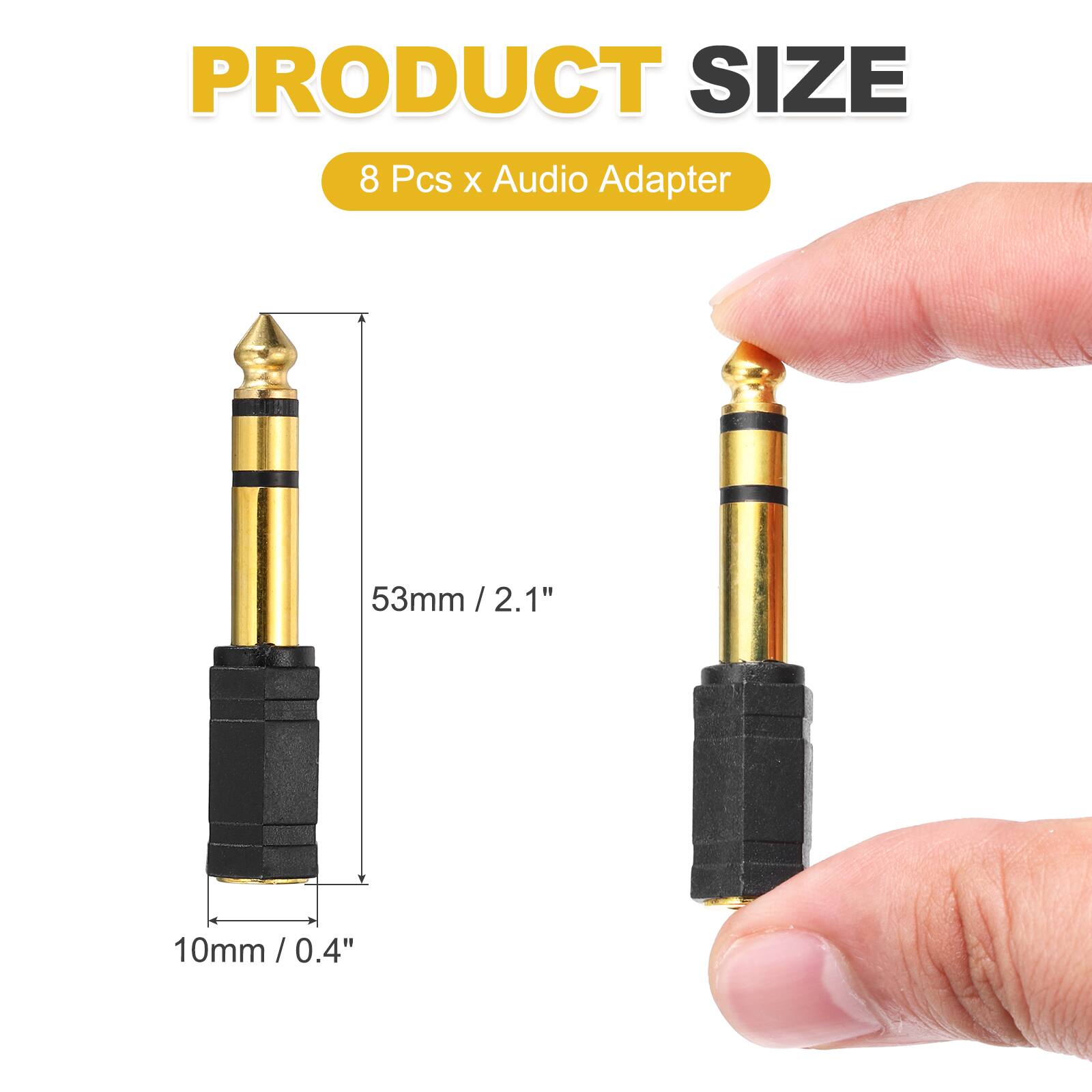 PRODUCT SIZE  
8 Pcs x Audio Adapter  
53mm / 2.1"  
10mm / 0.4"