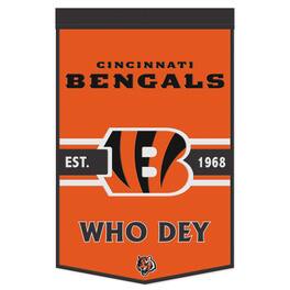 WinCraft - Cincinnati Bengals 24" x 38" Primary Logo Banner - Multicolor