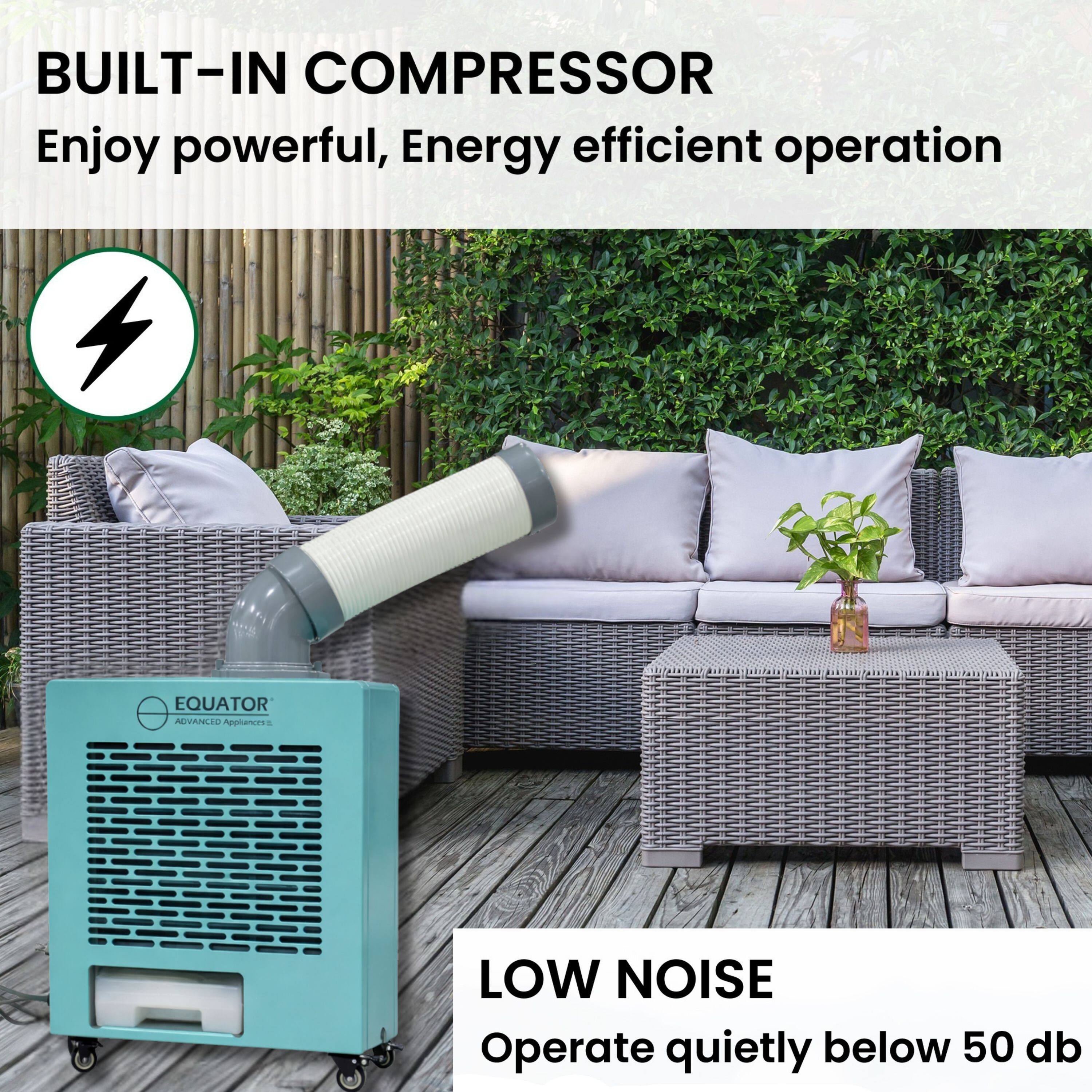 BUILT-IN COMPRESSOR  
Enjoy powerful, Energy efficient operation  

LOW NOISE  
Operate quietly below 50 db