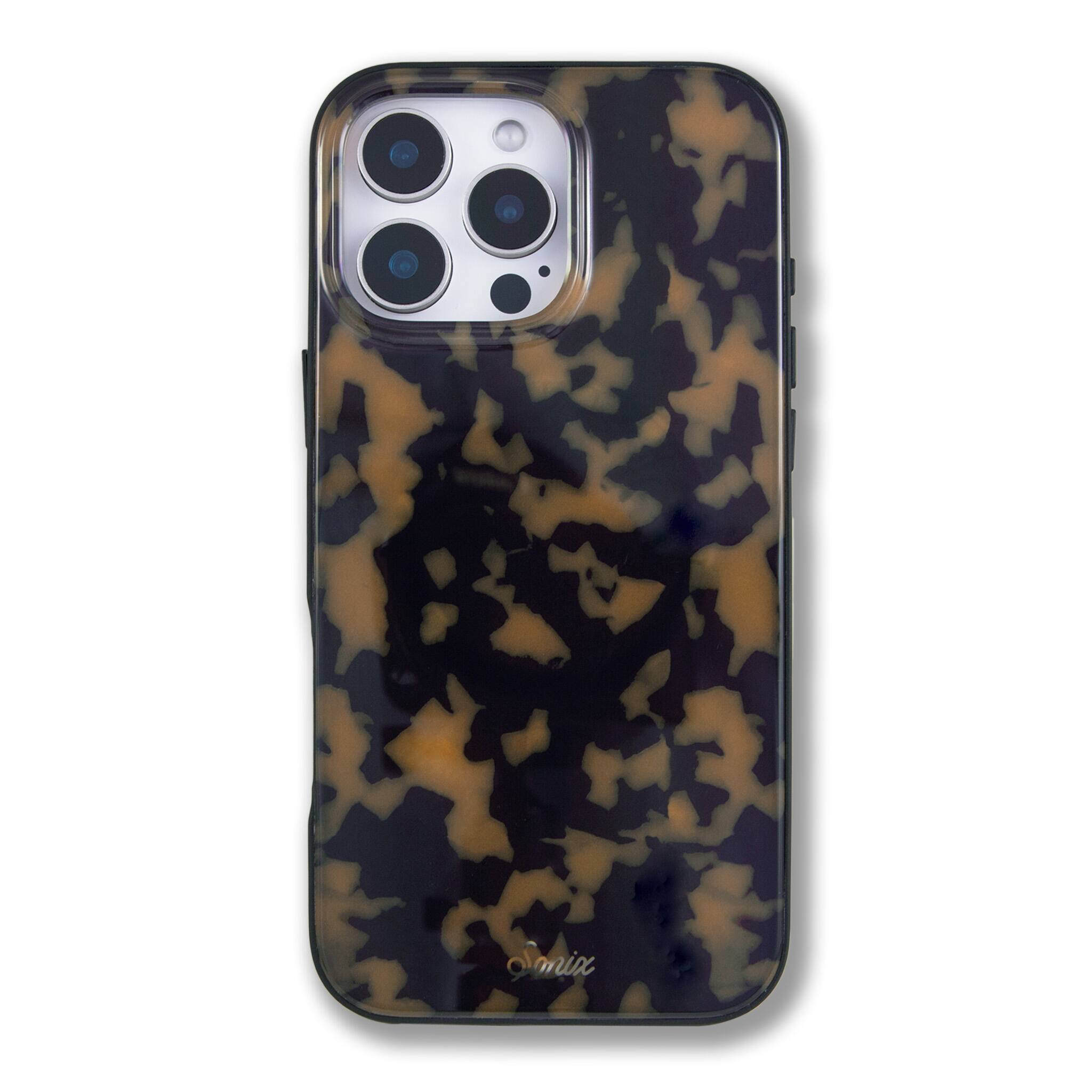 Front. Sonix - iPhone 16 Pro Max Case Brown Tort - Brown.