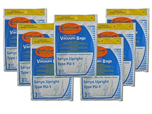 A MUST FOR ALLERGY SUFFERERS!

EnviroCare TECHNOLOGIES

Micro Filtration Vacuum Bags

Designed to Fit: Sanyo Upright Type PU-1

3 BAGS

A MUST FOR ALLERGY SUFFERERS!

EnviroCare TECHNOLOGIES

Micro Filtration Vacuum Bags

Designed to Fit: Sanyo Upright Type PU-1

3 BAGS

A MUST FOR ALLERGY SUFFERERS!

EnviroCare TECHNOLOGIES

Micro Filtration Vacuum Bags

Designed to Fit: Sanyo Upright Type PU-1

3 BAGS

A MUST FOR ALLERGY SUFFERERS!

EnviroCare TECHNOLOGIES

Micro Filtration Vacuum Bags

Designed to Fit: Sanyo Upright Type PU-1

3 BAGS