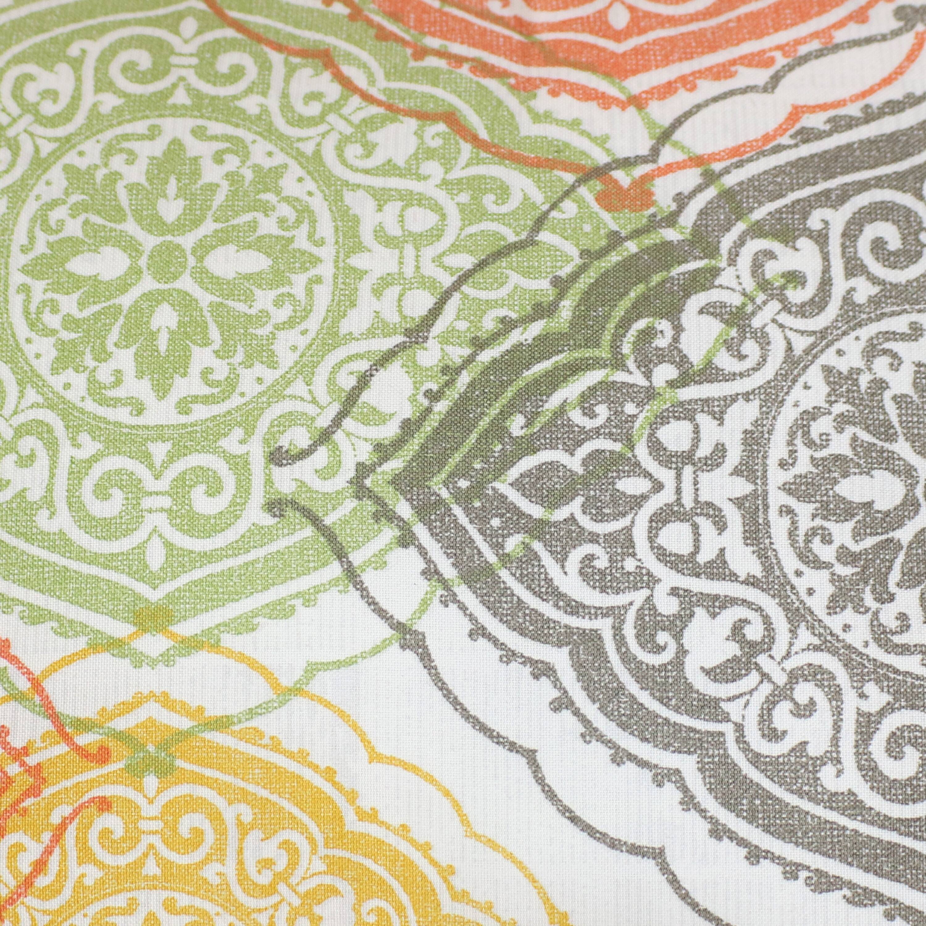 Alt View 4. Sunnydaze - Indoor and Outdoor Throw Pillow - 16 in - Muted Damask Mandalas.