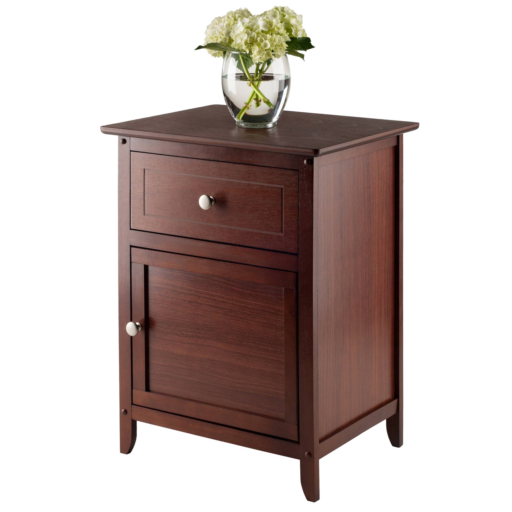Alt View 3. Winsome Wood - Eugene Accent Table, Nightstand - Walnut.
