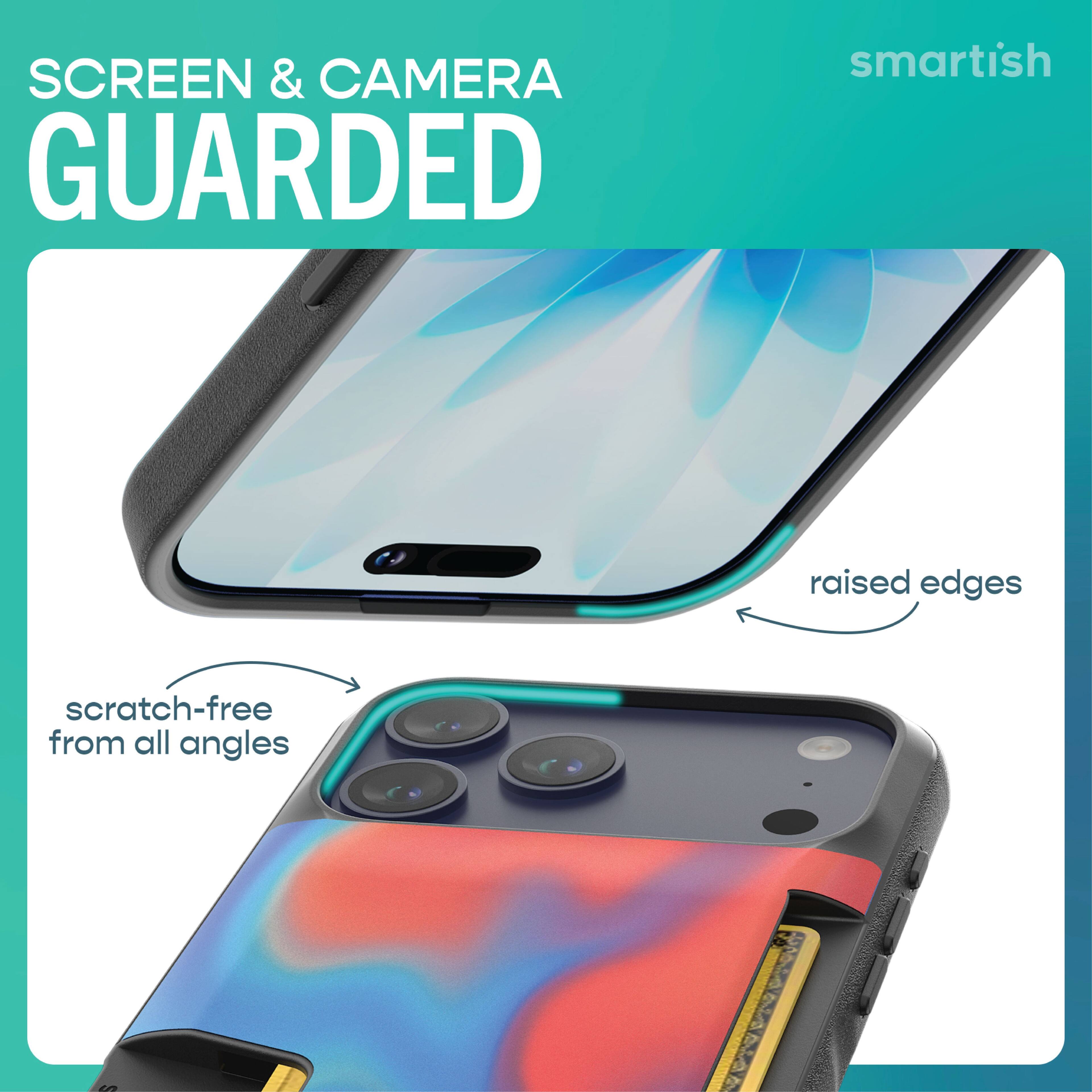 SCREEN & CAMERA GUARDED

smartish

raised edges

scratch-free from all angles