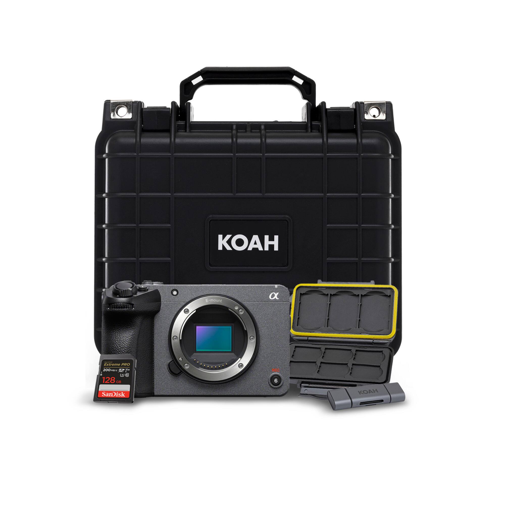 Sony - Cinema Line FX30 Super 35 Camera (Body) with Hard Case & 128GB Card Bundle