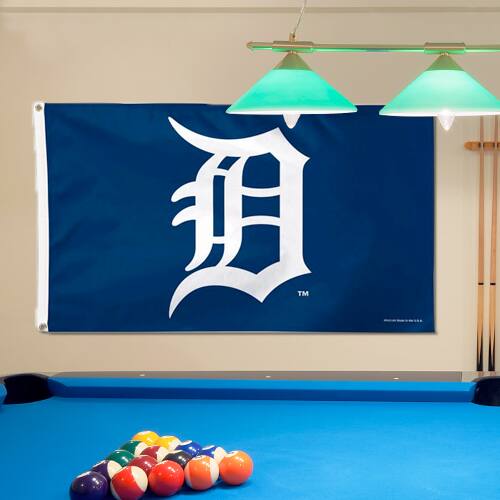 Front. WinCraft - Detroit Tigers Deluxe 3' x 5' Flag - Multicolor.