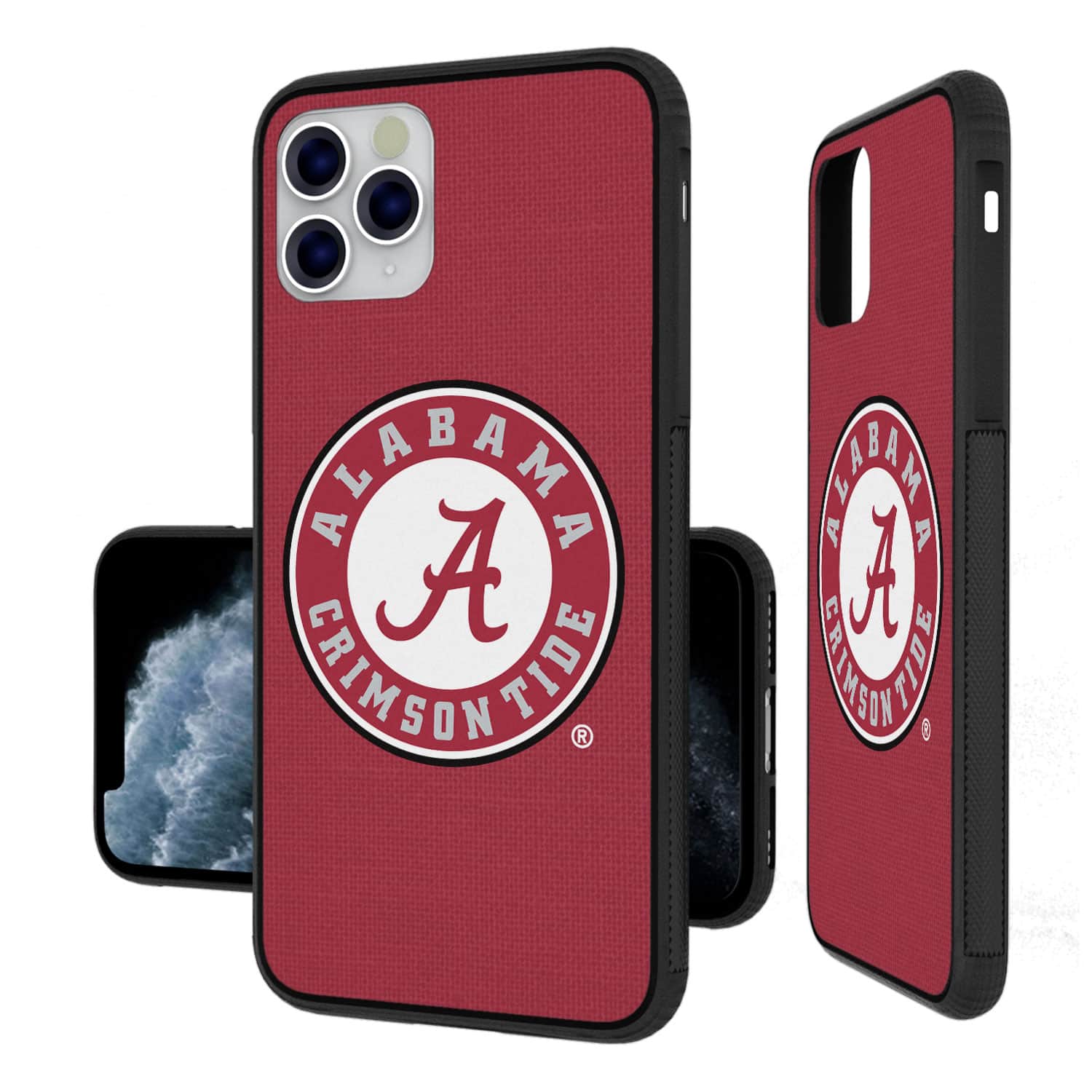 Keyscaper - Alabama Crimson Tide iPhone Solid Design Bump Case - 15 Pro Max - Multicolor