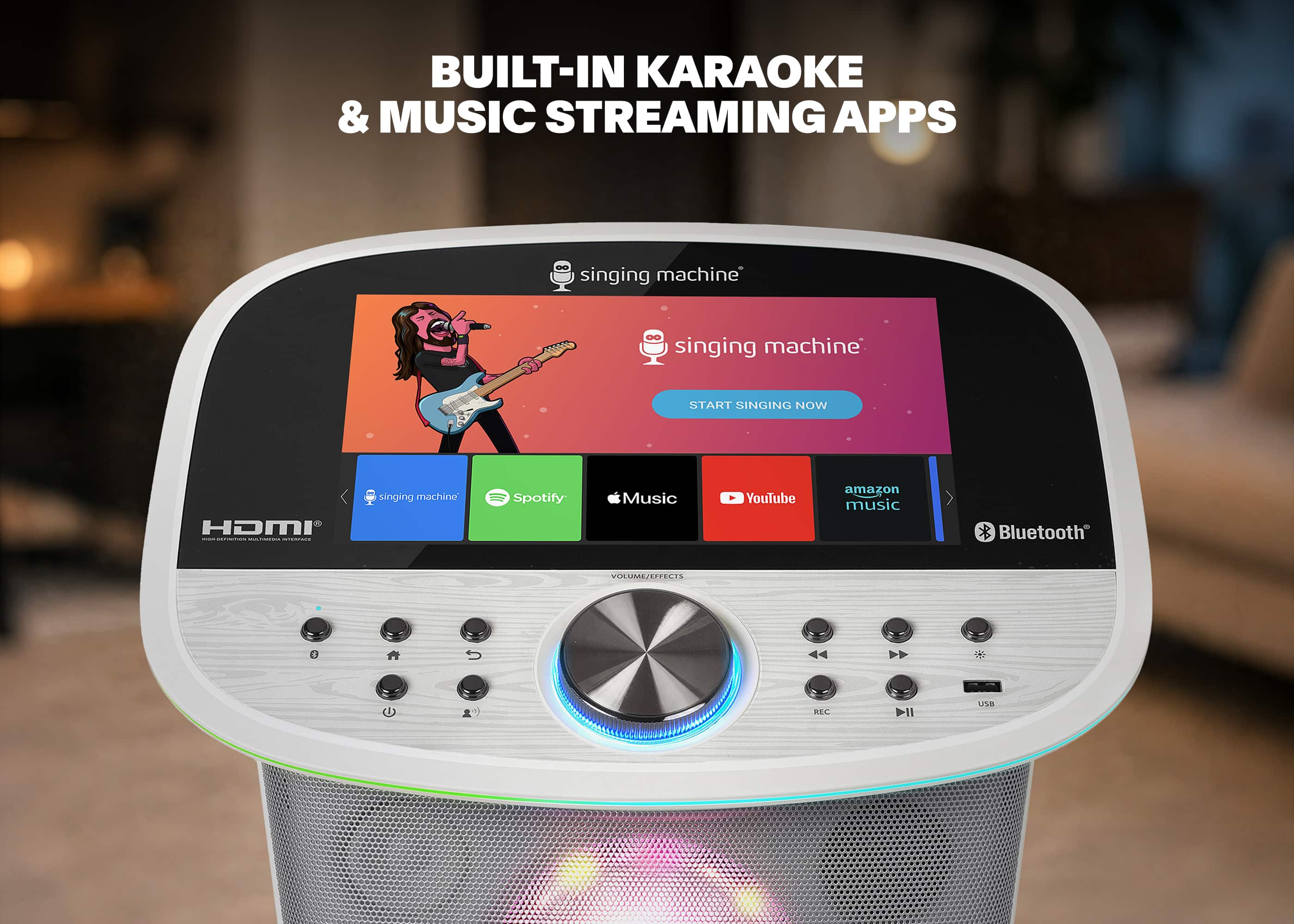 Singing Machine Platinum Plus Wi Fi Karaoke Machine, Music
