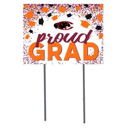 Jardine - Claflin Panthers 18" x 24" Proud Grad Yard Sign - White