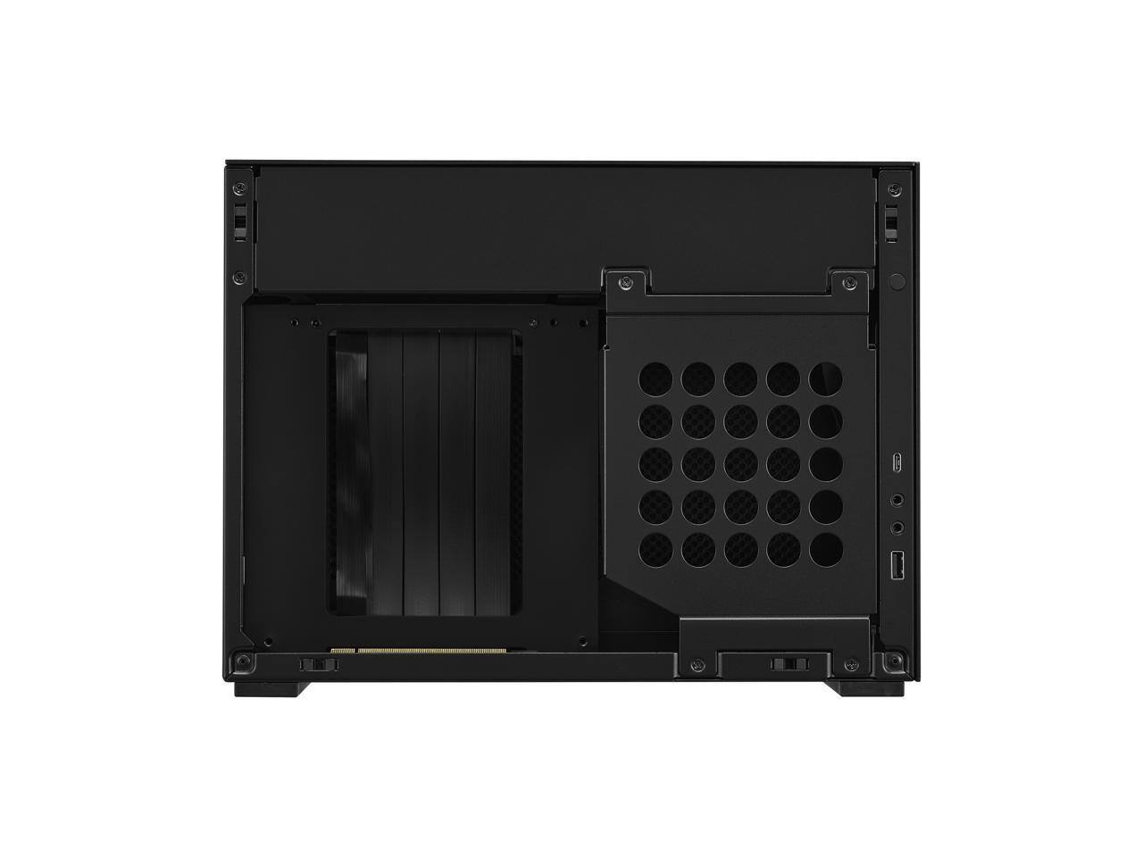 Lian Li A4 H2O Black SPCC / Aluminum Mini ITX Computer Case, PCI4