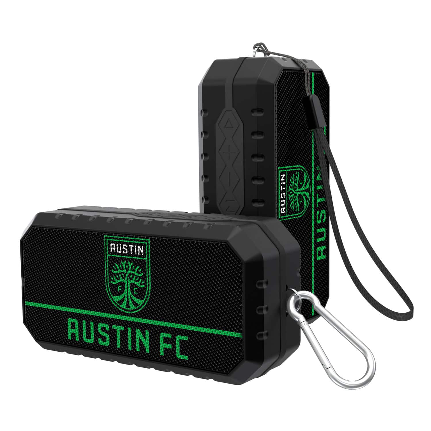Keyscaper - Austin FC Endzone Water-Resistant Bluetooth Speaker - Multicolor
