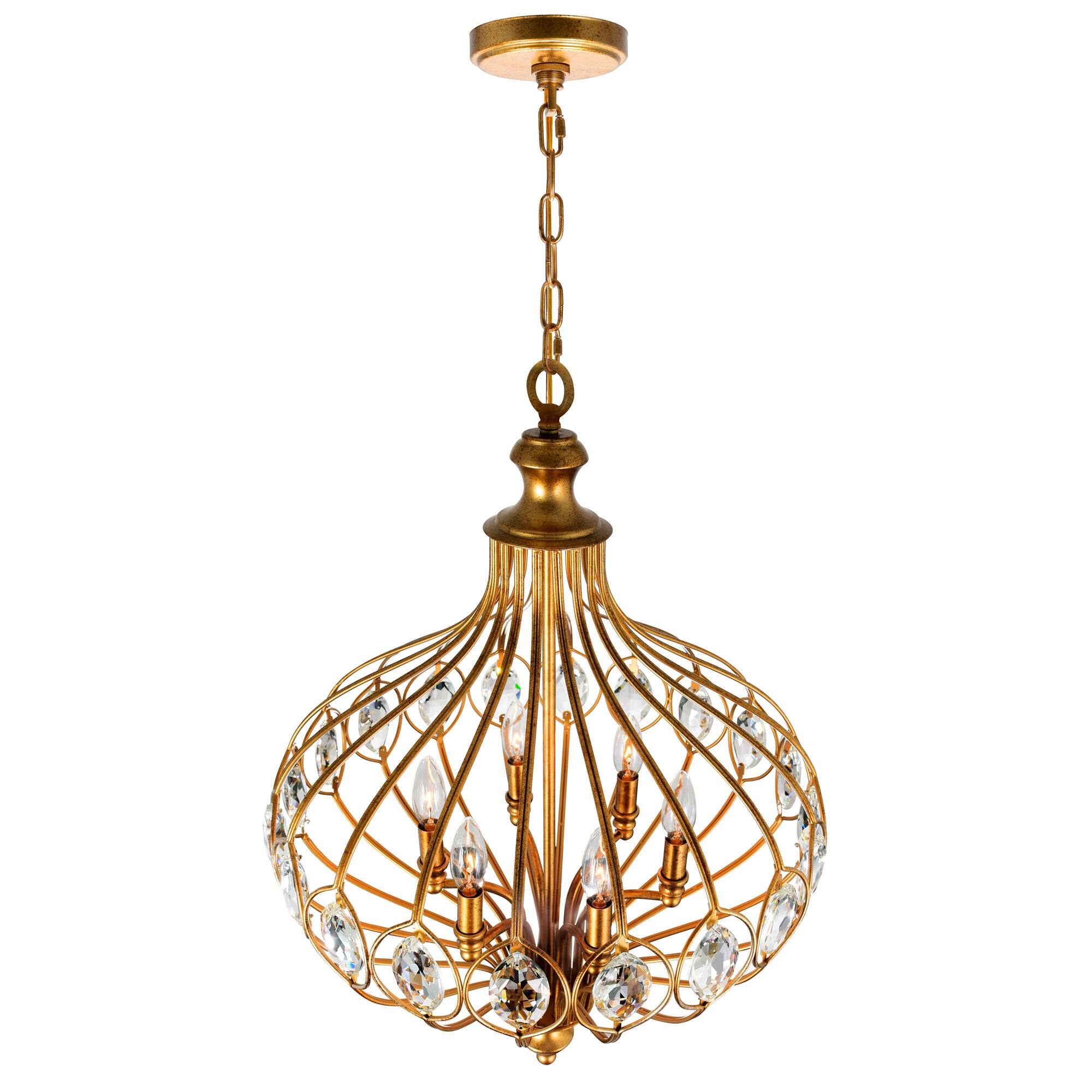 Left. CWI Lighting - Altair 6 Light Chandelier With Antique Bronze Finish - Antique Bronze.