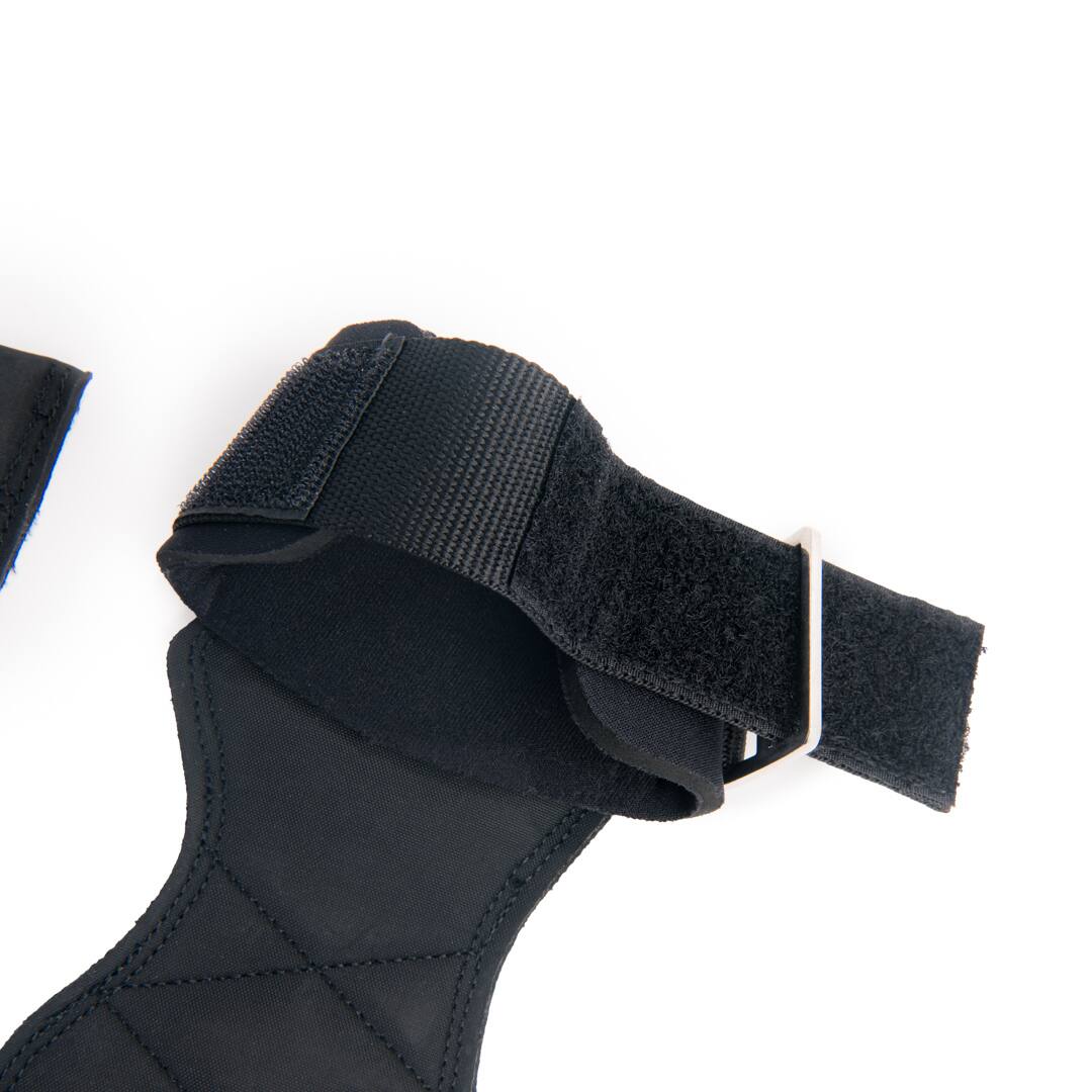 Alt View 4. Harbinger - Harbinger Pro Lifting Grips for Weight Lifting, Black, Large - Black.