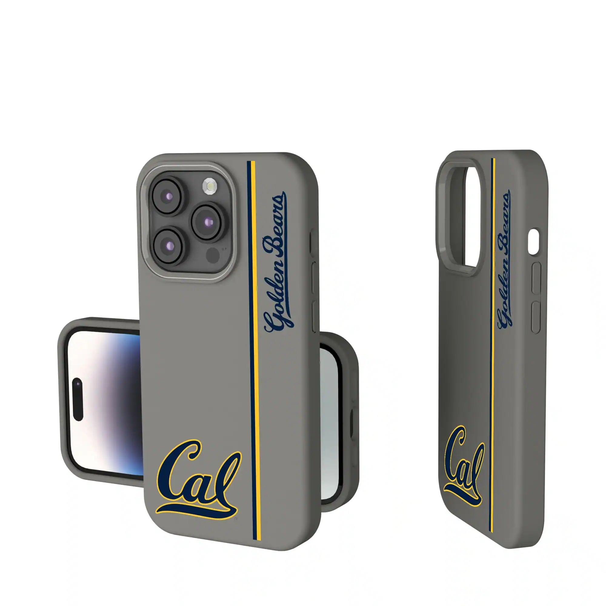 Keyscaper NCAA Cal Bears iPhone Soft Touch Case 15 Plus Gray 202264470 ...