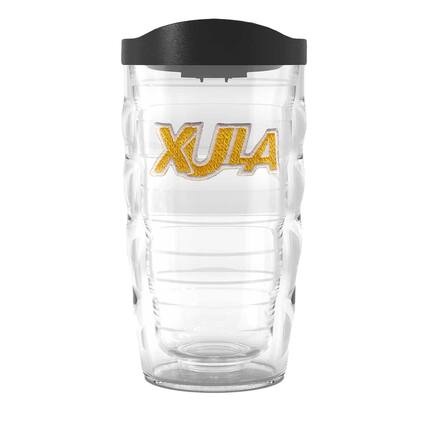 Front. Tervis - Xavier University of Louisiana Gold Rush 10oz. Emblem Wavy Tumbler - Multicolor.