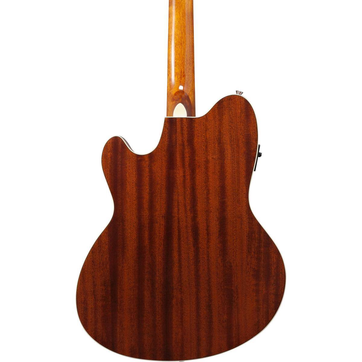 Alt View 4. Ibanez - Ibanez TCY10E Talman Acoustic Guitar, Purpleheart Fretboard, Ivory.