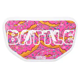 Battle Sports - Adult "Donuts" Back Plate - Pink / White / Black