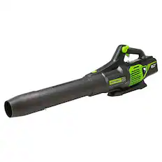 Alt View 14. Greenworks - 80V (170 MPH / 730 CFM) Brushless Cordless Axial Blower (Battery and Charger Not Included) - Green.