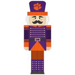 Fan Creations - Clemson Tigers 31'' Nutcracker Leaner - Multicolor