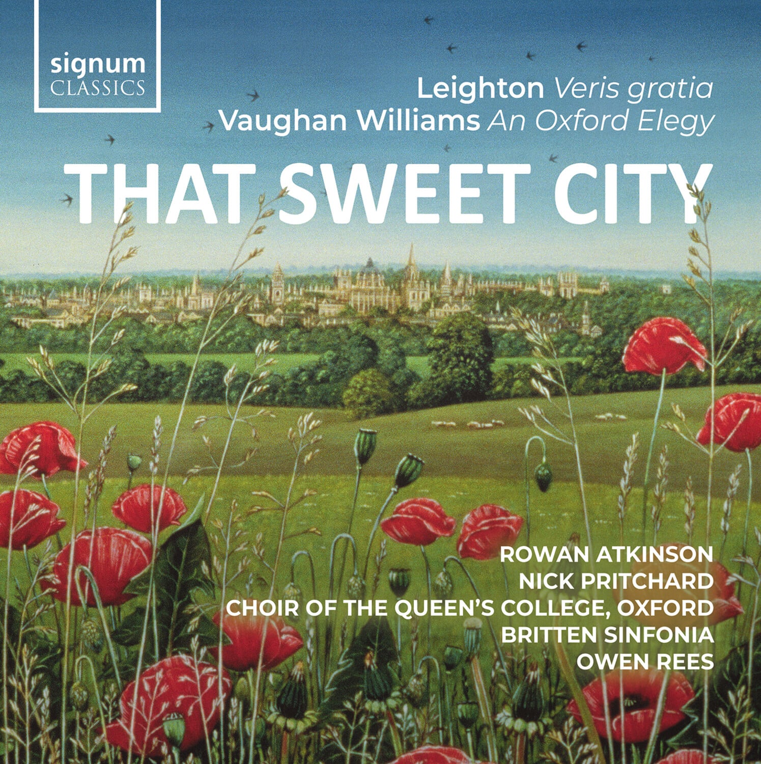 David Cuthbert - That Sweet City  – Leighton: Veris Gratia, Op. 6; Vaughan Williams: An Oxford Elegy  - COMPACT DISCS