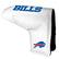 Front. Team Golf - Buffalo Bills Tour Blade Putter Cover - White.
