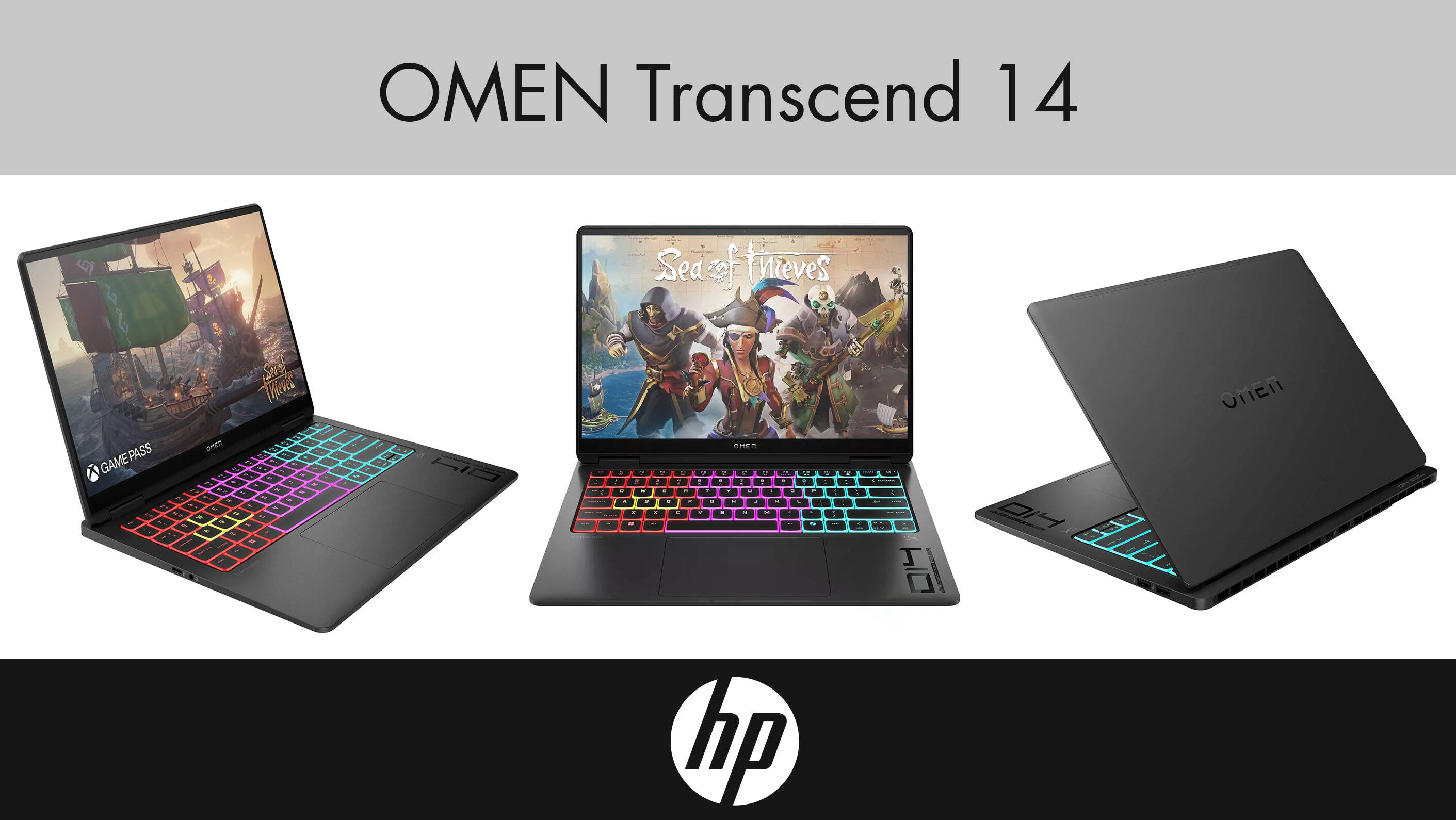 OMEN Transcend 14  
Sea of Thieves GAMEPASS  
1 Sar fRiots Bon  
OnEn  
hp