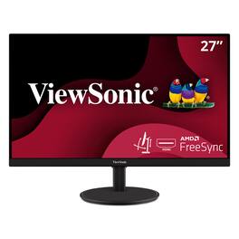 ViewSonic - Refurbished Excellent - 1080p 100Hz Monitor VA2747-MHJ 27" Ergonomic with Adaptive Sync (CR) - Black