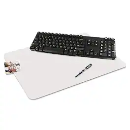 Artistic - Krystal View Microban Anti-Slip Vinyl Desk Pad, 38" x 24" - Clear