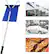 Alt View 13. Costway - Lightweight Roof Rake Snow Removal Tool 20FT Adjustable Telescoping Handle - Blue.