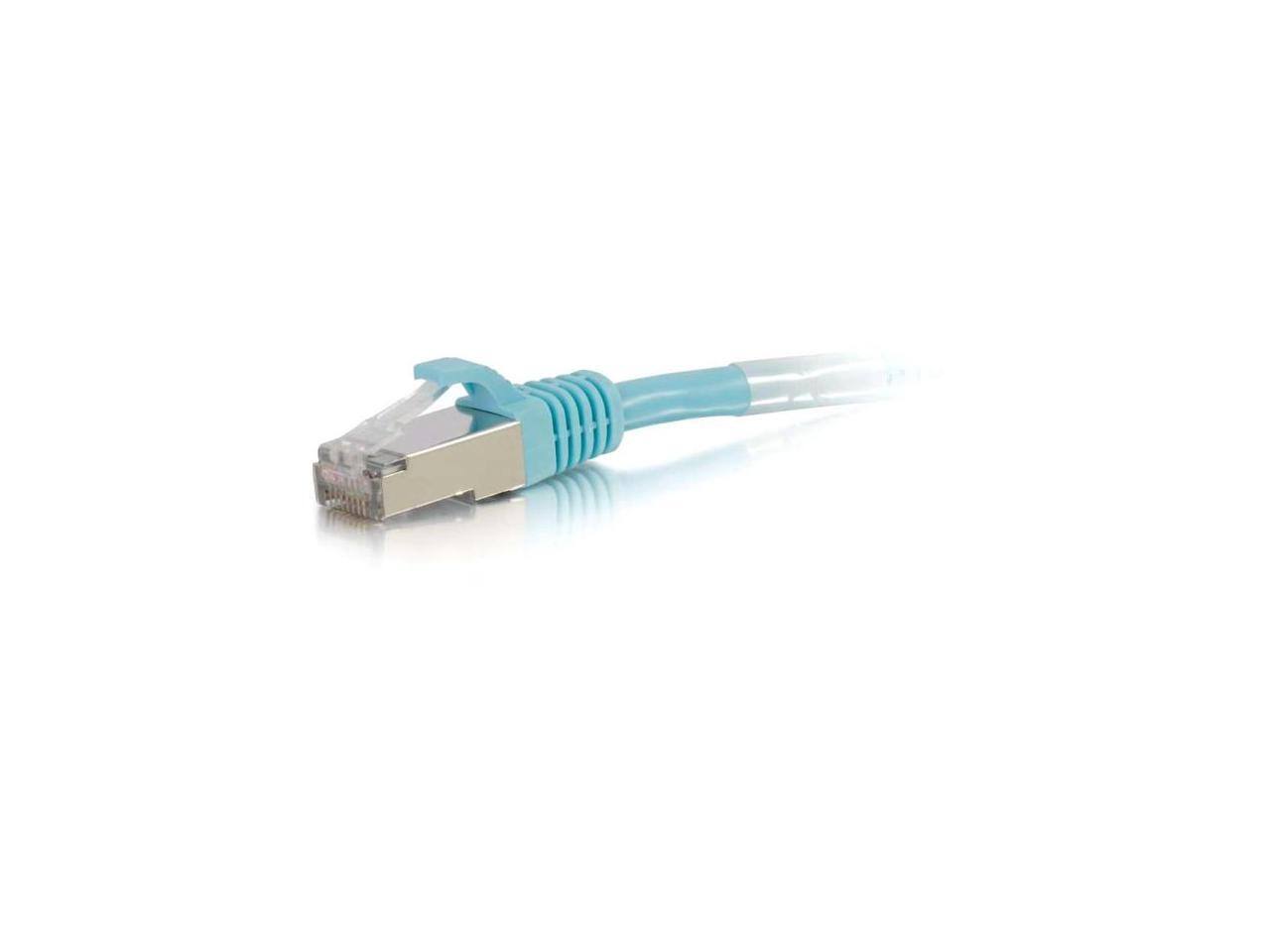 Alt View 3. Cables to Go - C2G 00742 3FT CAT6A SNAGLESS SHIELDED (STP) NETWORK PATCH CABLE - AQUA.