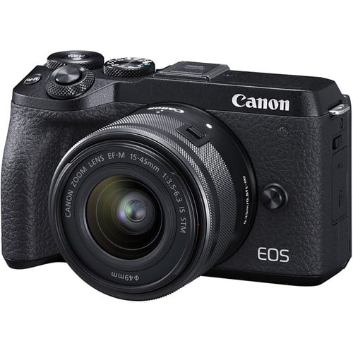 Canon - EOS M6 Mark II Digital Camera + 15-45mm Lens (International Model)