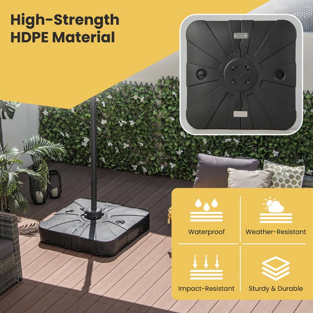High-Strength HDPE Material

- Waterproof
- Weather-Resistant
- Impact-Resistant
- Sturdy & Durable