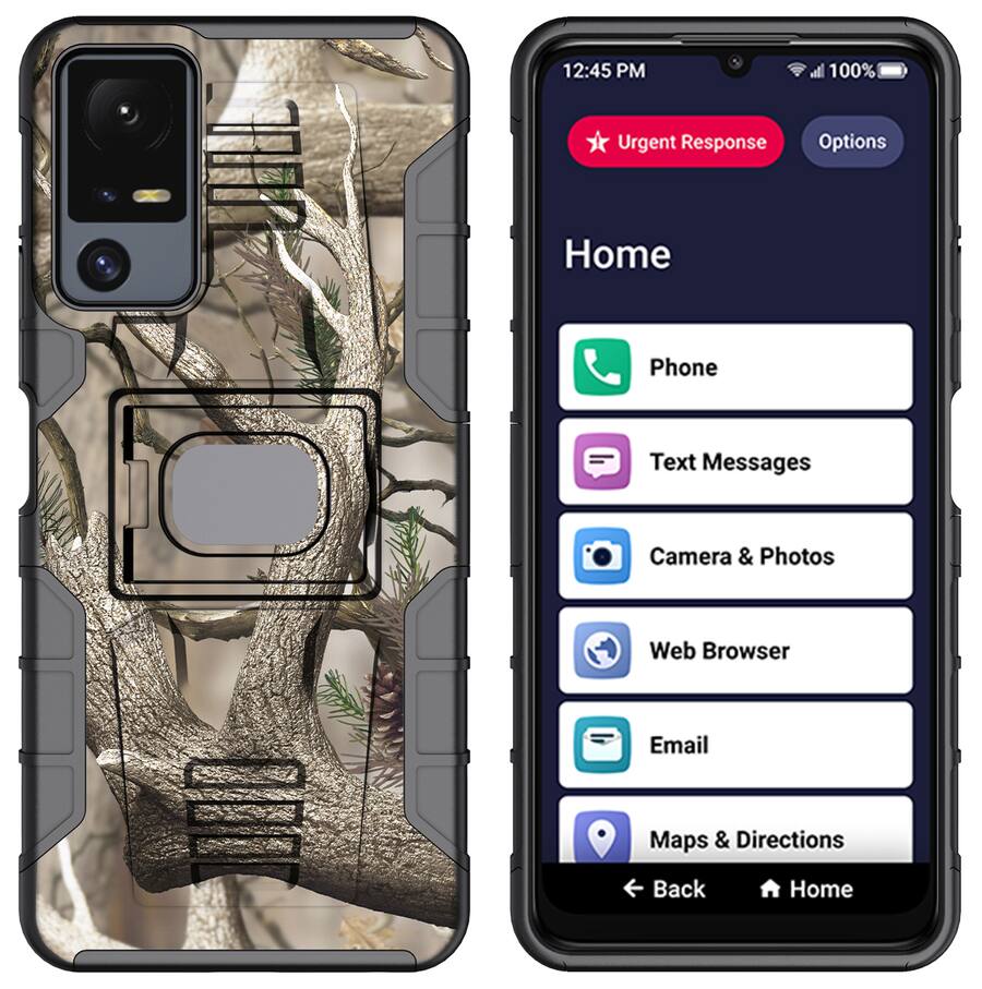 Backbone One Shell Nakedcellphone Case for Jitterbug Smart 4 / TCL 40XL Rugged Hybrid ...
