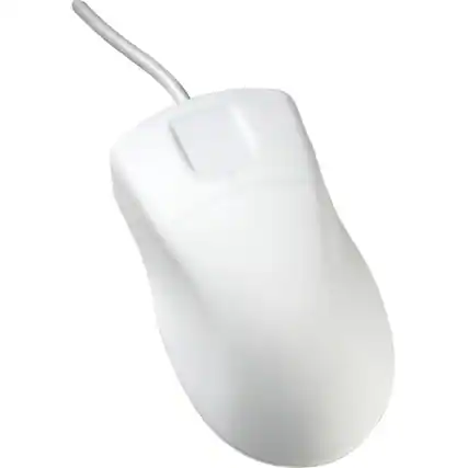 Front. TG3 Electronics - TG3 TG-CMS-W-801 Medical Mouse - Optical - Cable - White - USB - 1000 dpi - Touch Scroll - White.