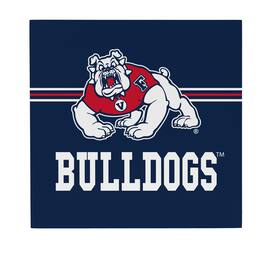 Evergreen Enterprises - Fresno State Bulldogs 12" x 12" Wood Wall Sign - Multicolor
