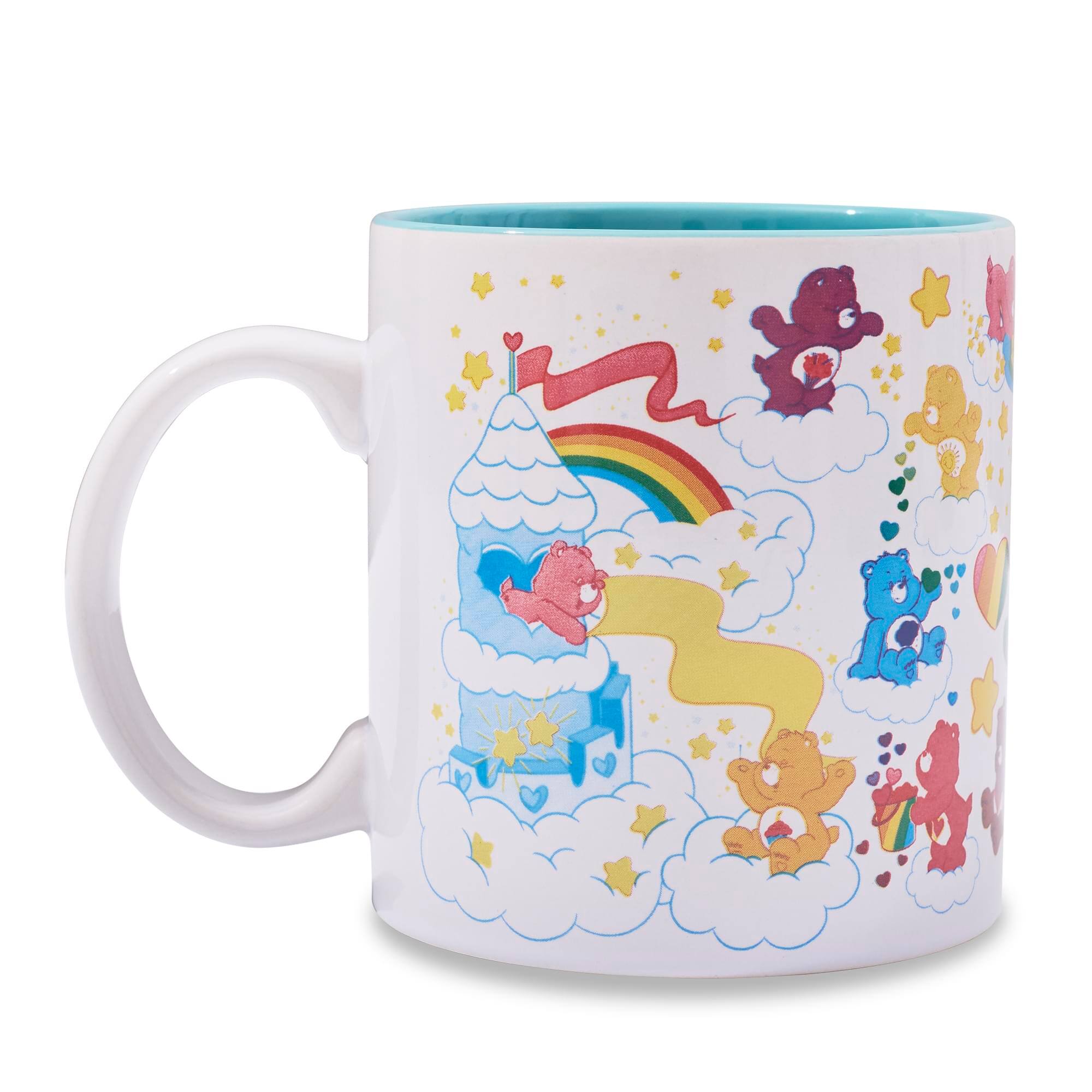 Alt View 10. Silver Buffalo - Care Bears Care-A-Lot 20-Ounce Ceramic Mug - White.