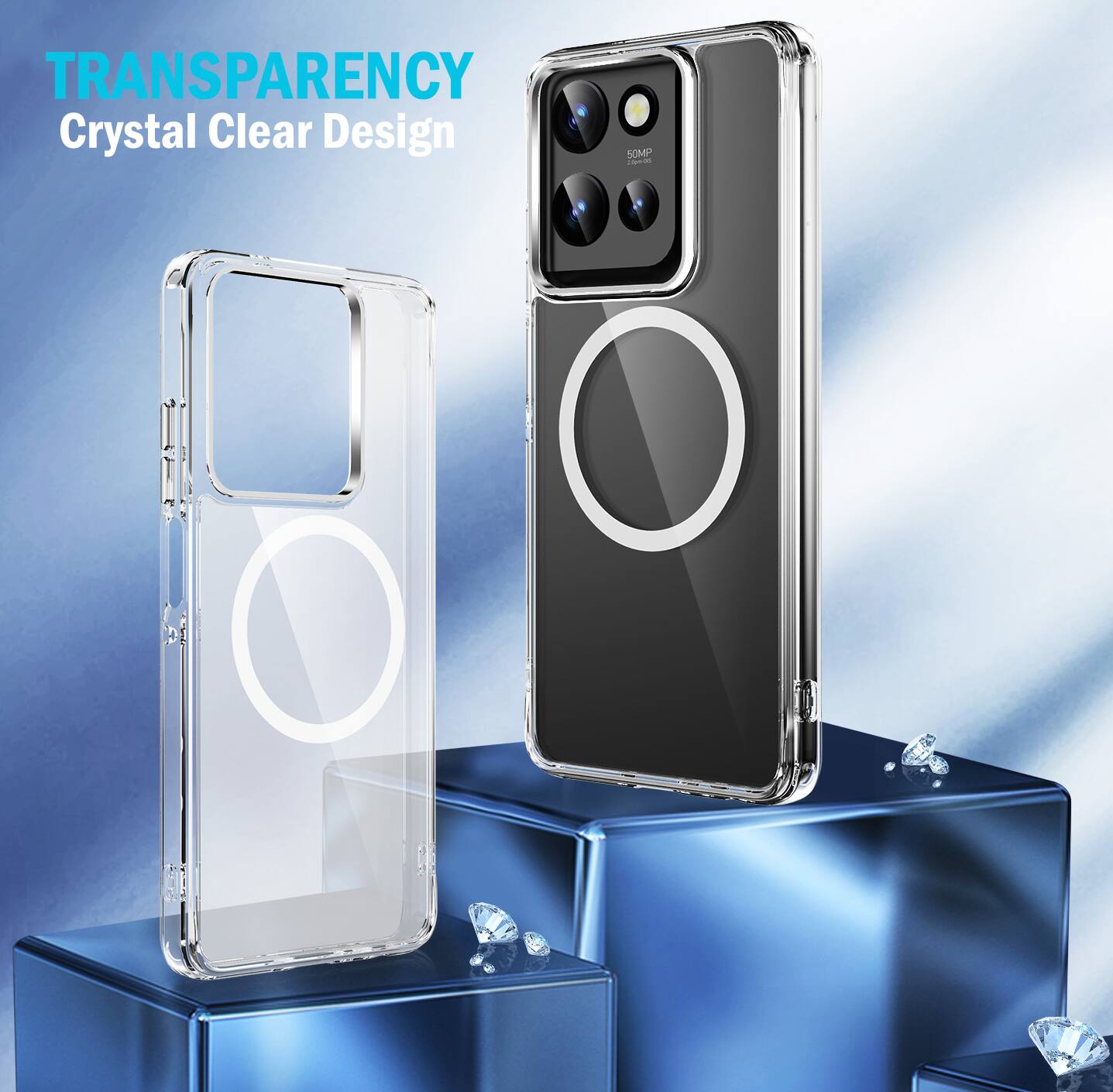 TRANSPARENCY  
Crystal Clear Design  
50MP