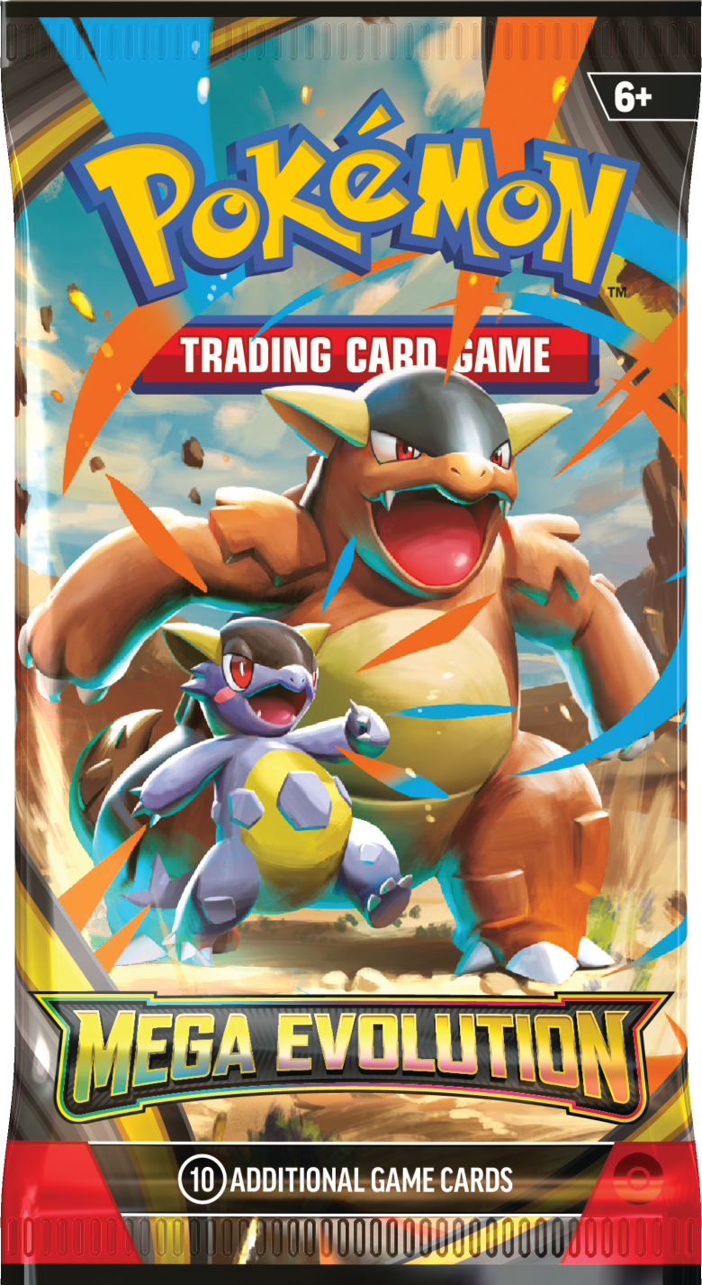 Pokémon™ Trading Card Game  
Mega Evolution  
10 Additional Game Cards  
6+