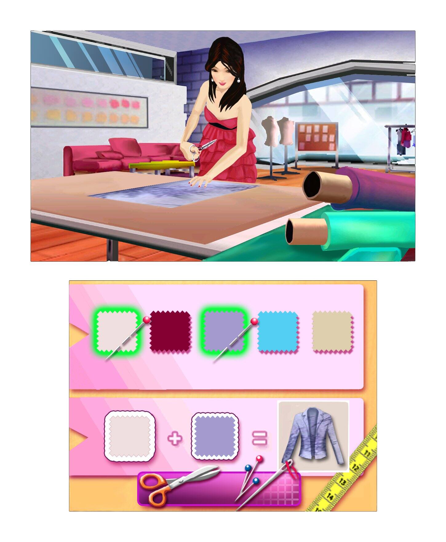 Left. Ubisoft - Imagine Fashion Life - Nintendo 3DS.