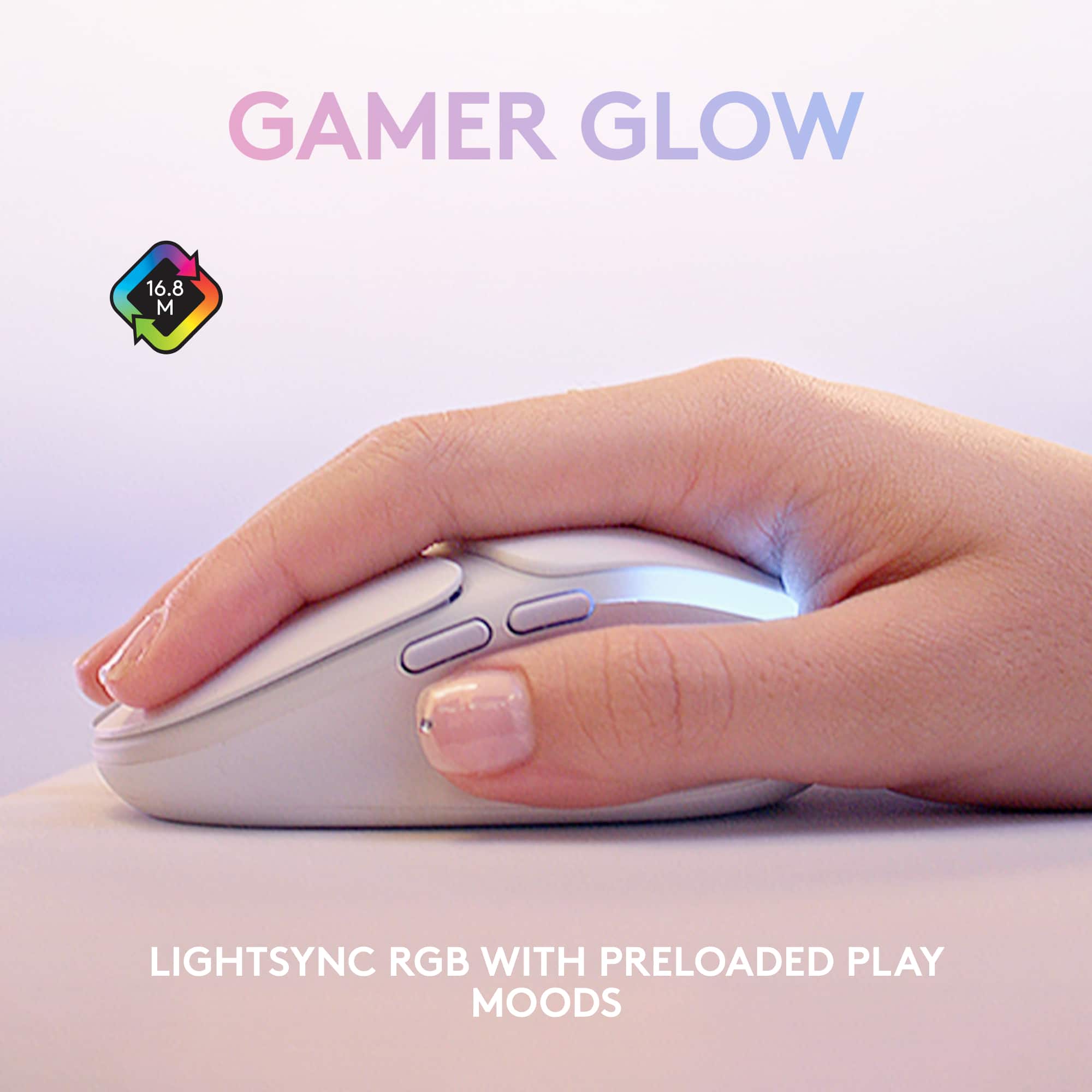 Gamer Glow 16.8 M Lightsync RGB with Preloaded Play Moods