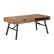 Angle. CorLiving - Auston Wood Grain Finish Coffee Table - Brown.
