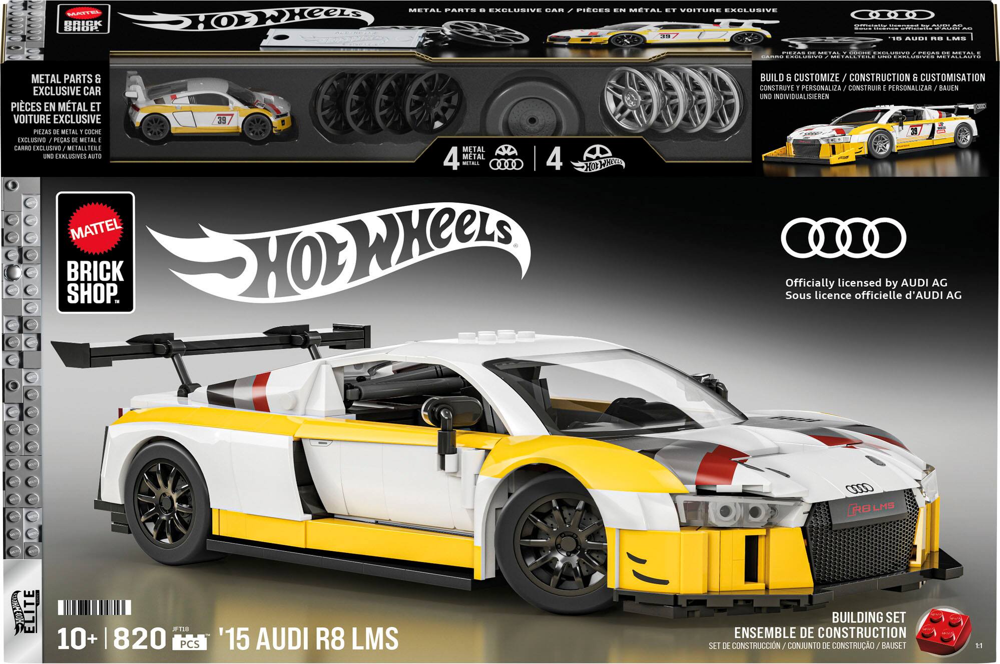 Mattel Brick Shop Hot Wheels '15 Audi R8 LMS JFT18 - Best Buy