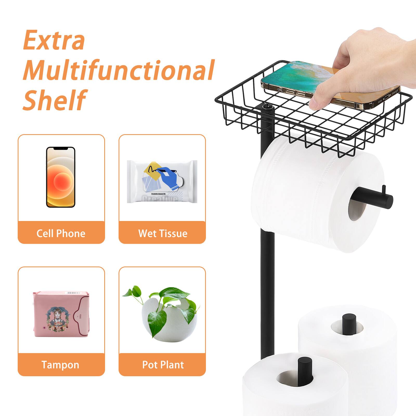 Extra Multifunctional Shelf

- Cell Phone
- Wet Tissue
- Tampon
- Pot Plant
