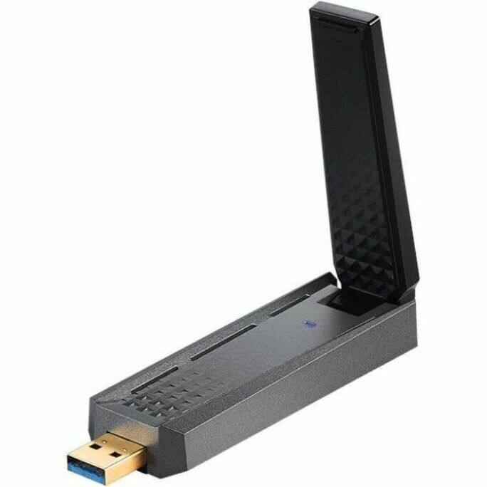 Alt View 3. MSI - MSI AX1800 IEEE 802.11 a/b/g/n/ac/ax Dual Band Wi-Fi Adapter for Computer, Notebook - USB - 1.76 Gbit/s - 2.40 GHz ISM - Unknown.